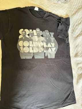 Vintage band tee Coldplay